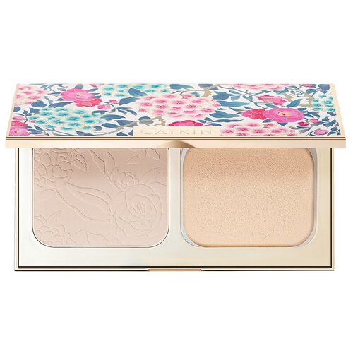 CATKIN Пудра компактная Floral-Like Pressed Powder 02 matte bright