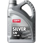 Масло полусинтетическое TEBOIL Silver SN 5W40 4л - изображение