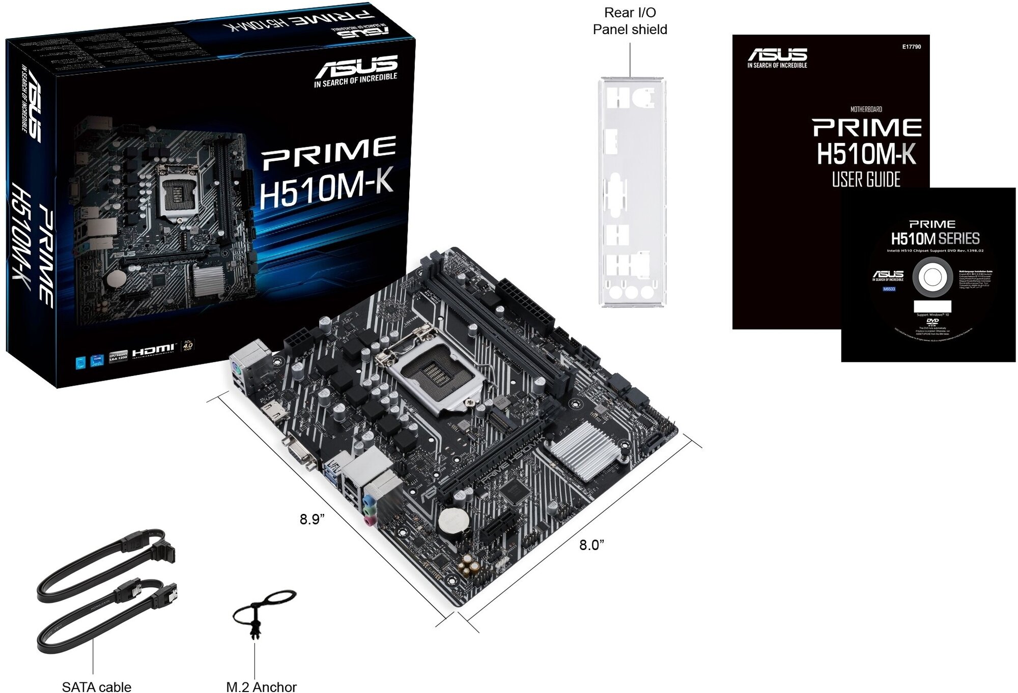 Материнская плата ASUS PRIME H510M-K R20