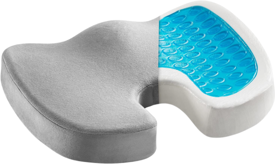 фото Подушка для сидения Roadlike Travel Support с эффектом памяти, серый
