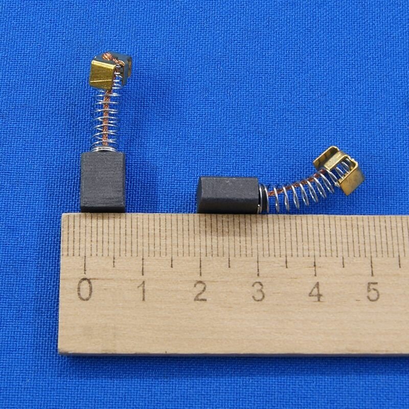 Щетки для электроинструмента Makita 5x8x11 мм (пружина, пятак-уши, автоотключение) 2 шт, (SDM-28045) COFRA SDM-28045 - фотография № 4