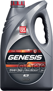 LUKOIL Масло Лукойл Genesis Armortech Fd А5/В5 5W30 4Л Моторное (Синт)