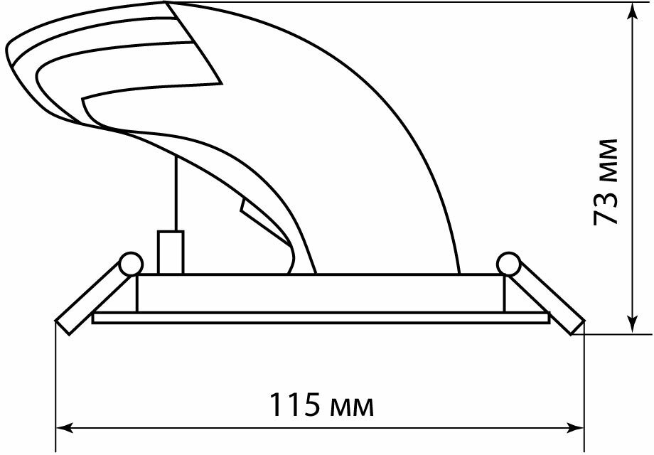Светильник встраиваемый поворотный "Акцент-1" LED DSL-01-018-WW 18 Вт, 24°, 3000 К, 90 Ra, IP40, TDM - фотография № 7