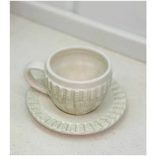 Подарочный набор чашка с блюдцем 250 мл