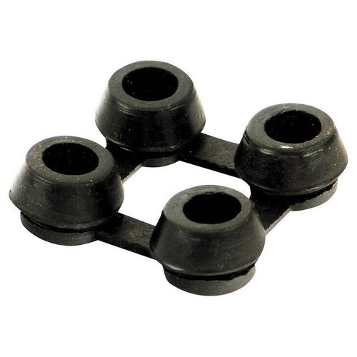 Соединитель для резиновых покрытий, черный, 7x7см