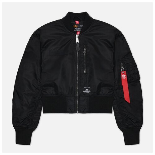 Женская куртка бомбер Alpha Industries L-2B Cropped Gen II Flight чёрный, Размер M