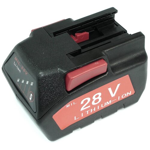 фото Аккумулятор для milwaukee (p/n: m28 bx, m28bx, 49-24-0185, 48-11-2830), 2.0ah 28v li-ion oem