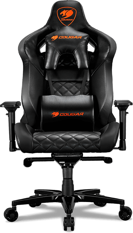 Компьютерное кресло COUGAR Armor Titan игровое, обивка: искусственная кожа, цвет: черный