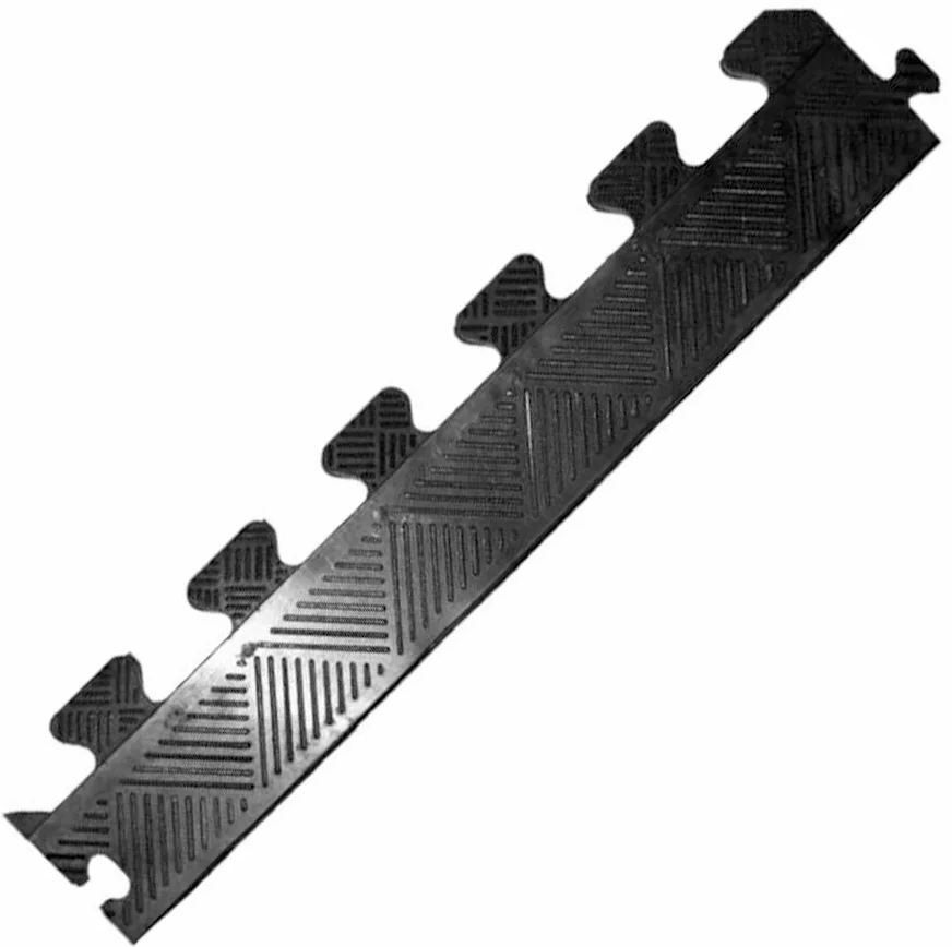 Бордюр резиновый для коврика MB Barbell черный толщина 20 мм MB-MatB-Bor20