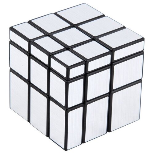 Кубик 3х3 QiYi MoFangGe Mirror Silver зеркальный кубик рубика qiyi mofangge 2x2 mirror cube серебряный
