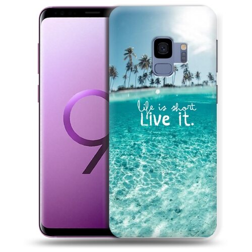 фото Дизайнерский пластиковый чехол для samsung galaxy s9 пляж 100gadgets