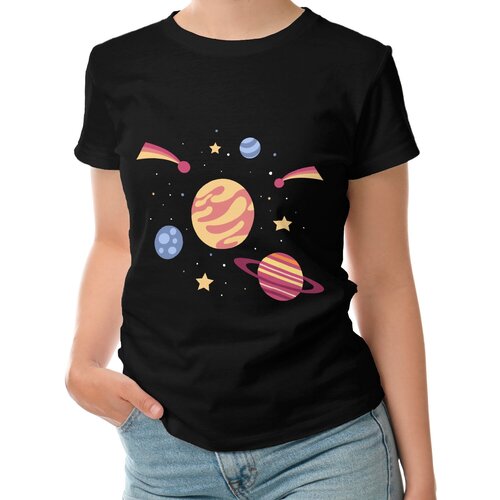 фото Футболка roly, размер s, черный