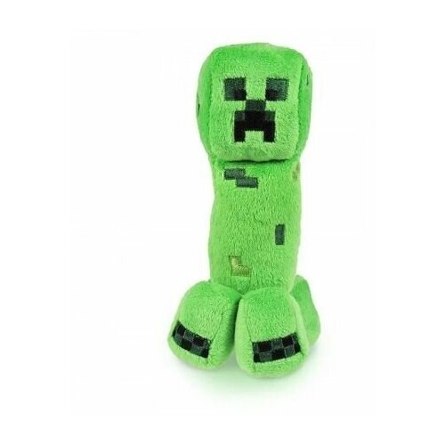 Мягкая игрушка Крипер Майнкрафт, Minecraft, зеленый 20 см мягкая игрушка крипер creeper майнкрафт minecraft 20 см