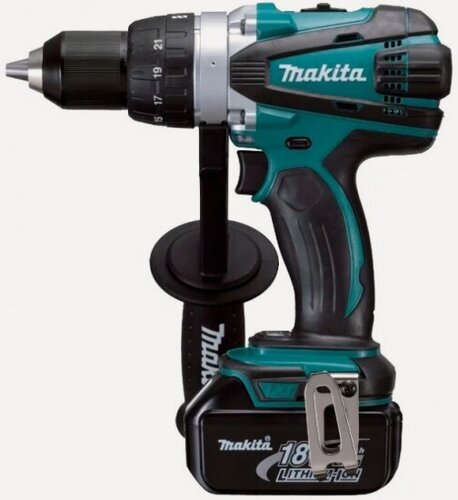 Изображение товара Дрель-шуруповерт аккумуляторная Makita DDF458RFE LXT