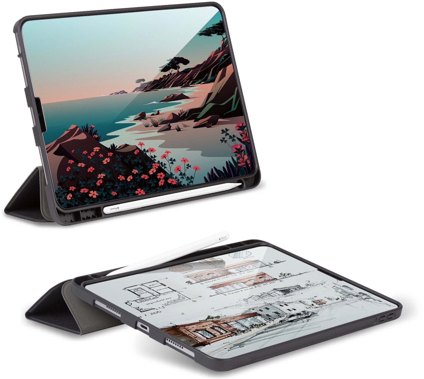 Чехол для планшета на Apple iPad PRO 11 (2020/2021/2022) черный1