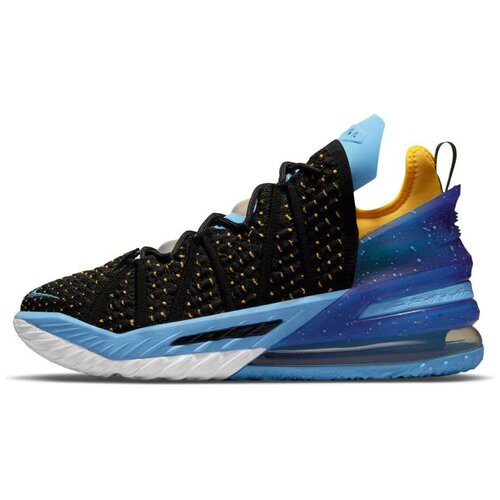 фото Кроссовки nike lebron 18 размер 11.5, black/coast/concord/university gold