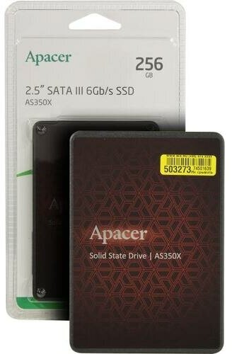 Накопитель SSD 2.5'' Apacer Panther AS350X ver. 2.0, SATA III, 3D TLC, 256 ГБ - фото №4