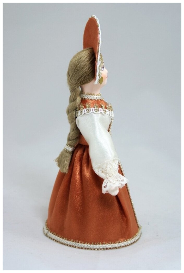 Кукла Потешного промысла в Русском костюме фарфоровая