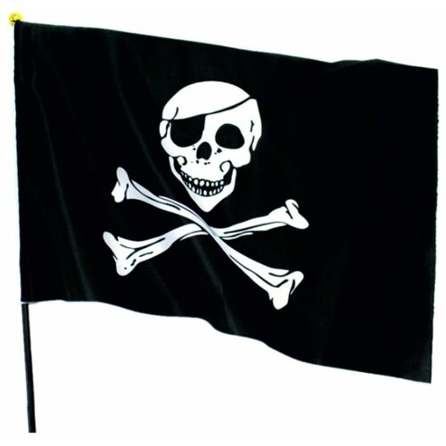 Флаг Пиратский, 40*60 см. флаг пиратский 40 60 см