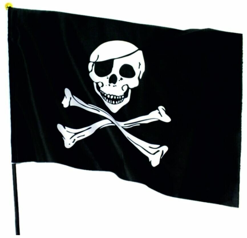Флаг Пиратский 40*60 см.