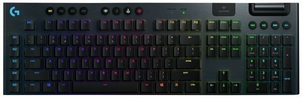 Беспроводная механическая игровая клавиатура Logitech G915 LIGHTSPEED RGB, черный