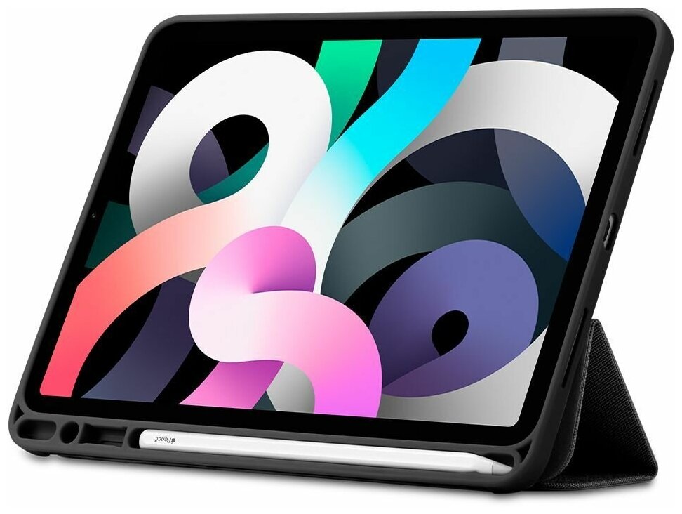 Чехол Spigen (ACS01943) для iPad Air 10.9'' 2020 (Black) - фото №15