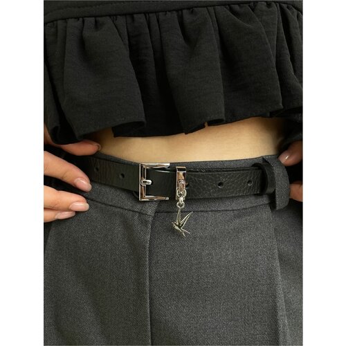 фото Ремень beautiful birds, размер 95, черный