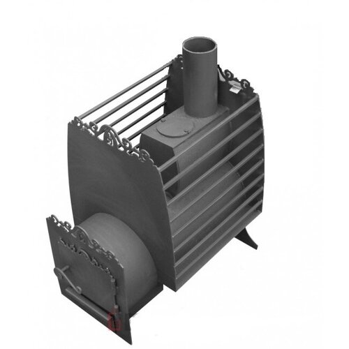 Печь для бани Колибри, толщина стали топки 8 мм