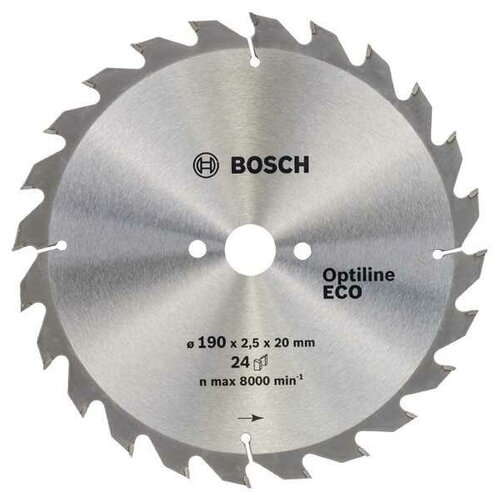 Bosch циркулярный диск 190x20/16x24OptilineECO (2608641787)