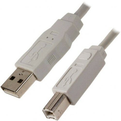 Кабель USB2.0 Am-Bm Cablexpert CCP-USB2-AMBM-6G Pro экран - 1.8 метра, серый