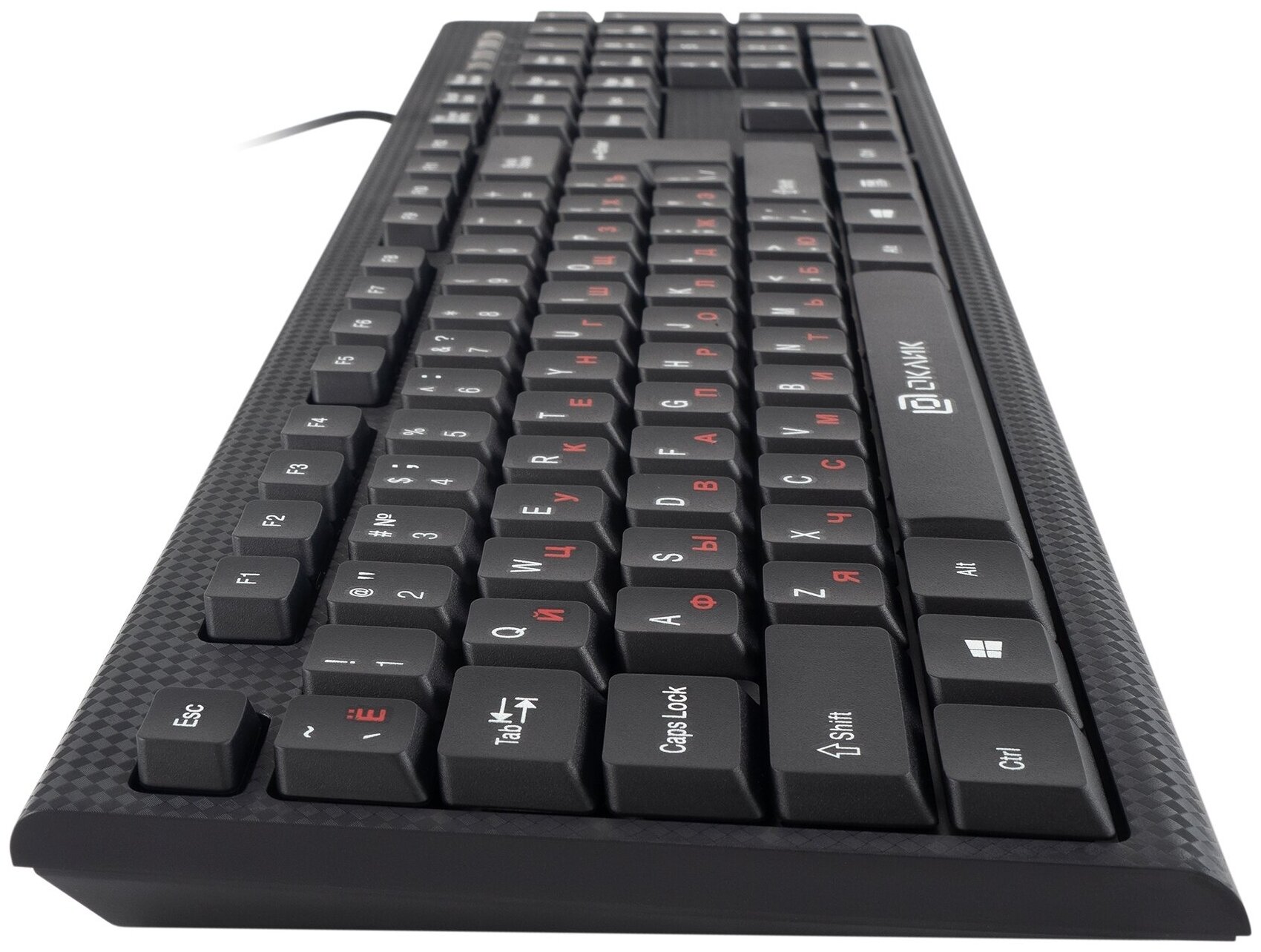 Клавиатура + мышь Oklick клав:черный мышь:черный USB - фото №9