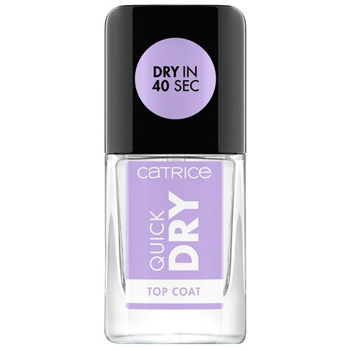 CATRICE Верхнее покрытие Quick Dry Top Coat, прозрачный, 10.5 мл