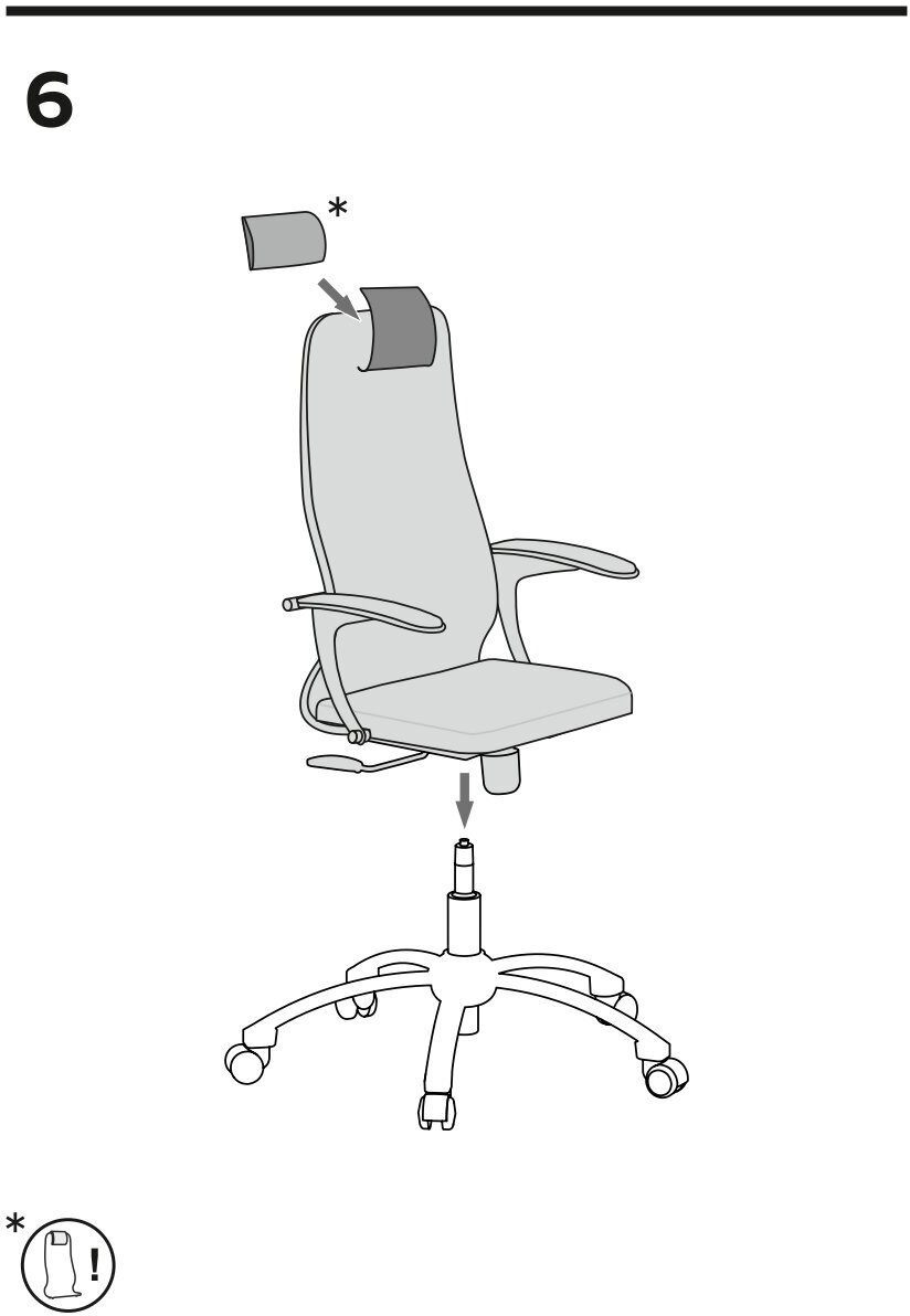Офисное кресло METTA z308960973Ch (Black) - фото №12