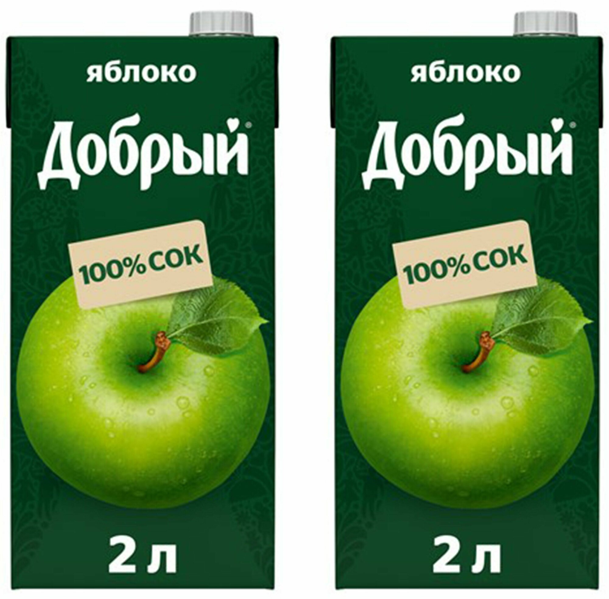 Сок Добрый Яблоко, 2 упаковки