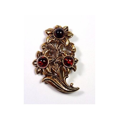 Брошь, оранжевый