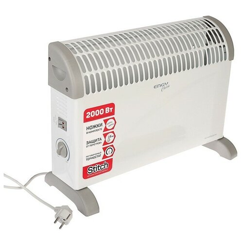 Обогреватель ENGY EN-2000A classic конвекторный 2000 Вт 25 м белый 625100₽