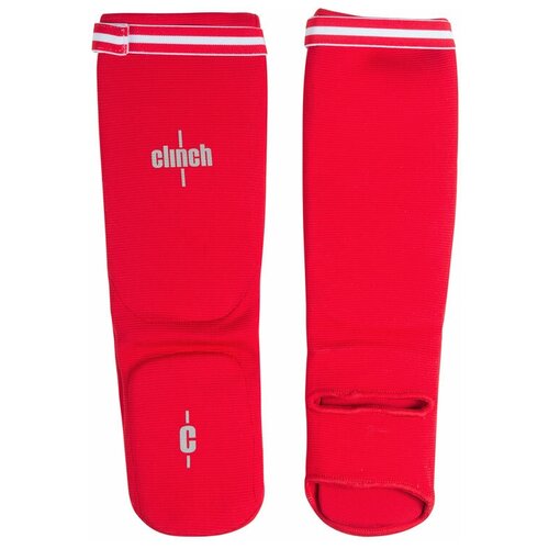 Защита голени и стопы Clinch Shin Instep Protector красная (размер S, ) S