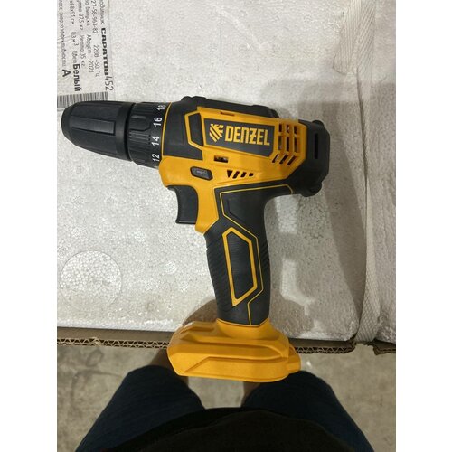 DENZEL 26115 Дрель-шуруповерт аккумуляторная CDL-18-01CB Li-Ion 18 В 1 акк Denzel Denzel 26115 716000₽