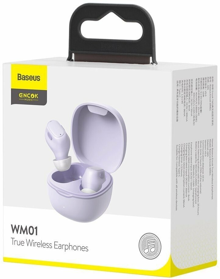 Наушники Baseus Encok True WM01 White NGTW240002 - фото №18