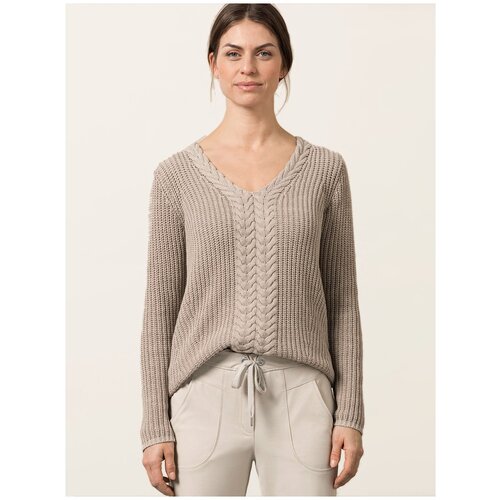 BIANCA, пуловер женский, цвет: темно-бежевый, размер: 36