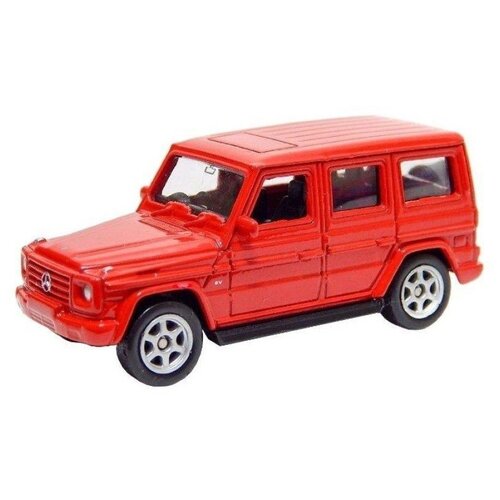 внедорожник welly mercedes benz g class 39889 1 32 14 см красный Машинка Welly Mercedes-Benz G-Class (43689) 1:34, 12 см, красный