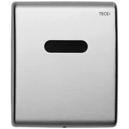 TECE Кнопка смыва TECE Planus Urinal 6 V-Batterie 9242350 сатин, нержавеющая сталь кнопка смыва tece filo urinal 9242070 230 v сатин