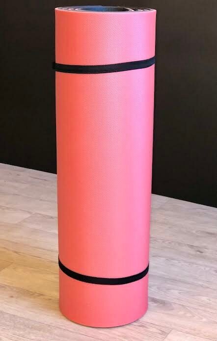 Коврик спортивный Isolone Sport 10 для фитнеса и йоги 180Х60 см толщиной 1 см + 2 утяжки в подарок