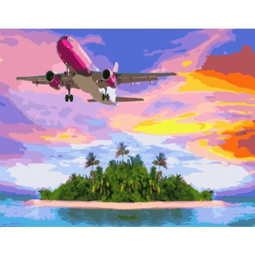 Картина по номерам Полет над островом 40х50 см Art Hobby Home printio лонгслив полет над островом