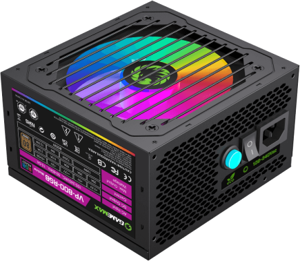 GameMax БП ATX 800 Вт GameMax VP-800-RGB-MODULAR