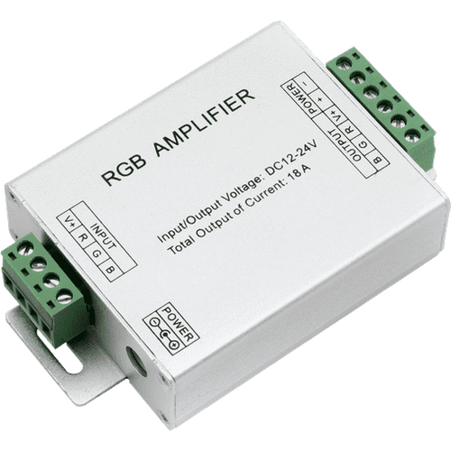 RGB-усилитель 00-001281 AMP-RGB-18A (12/24V) IP20