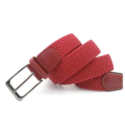 фото Ремень best for man, экокожа, металл, стрейч, длина 100 см., зеленый