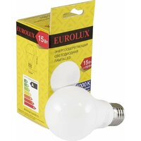 Лампа светодиодная LL-E-A60-15W-230-6K-E27 (груша, 15Вт, холодн, Е27) Eurolux