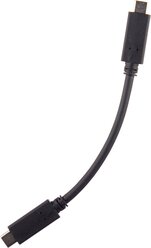 Кабель SmartBuy USB3.1 Type C (Male) - Type C (Male), 15 см, черный