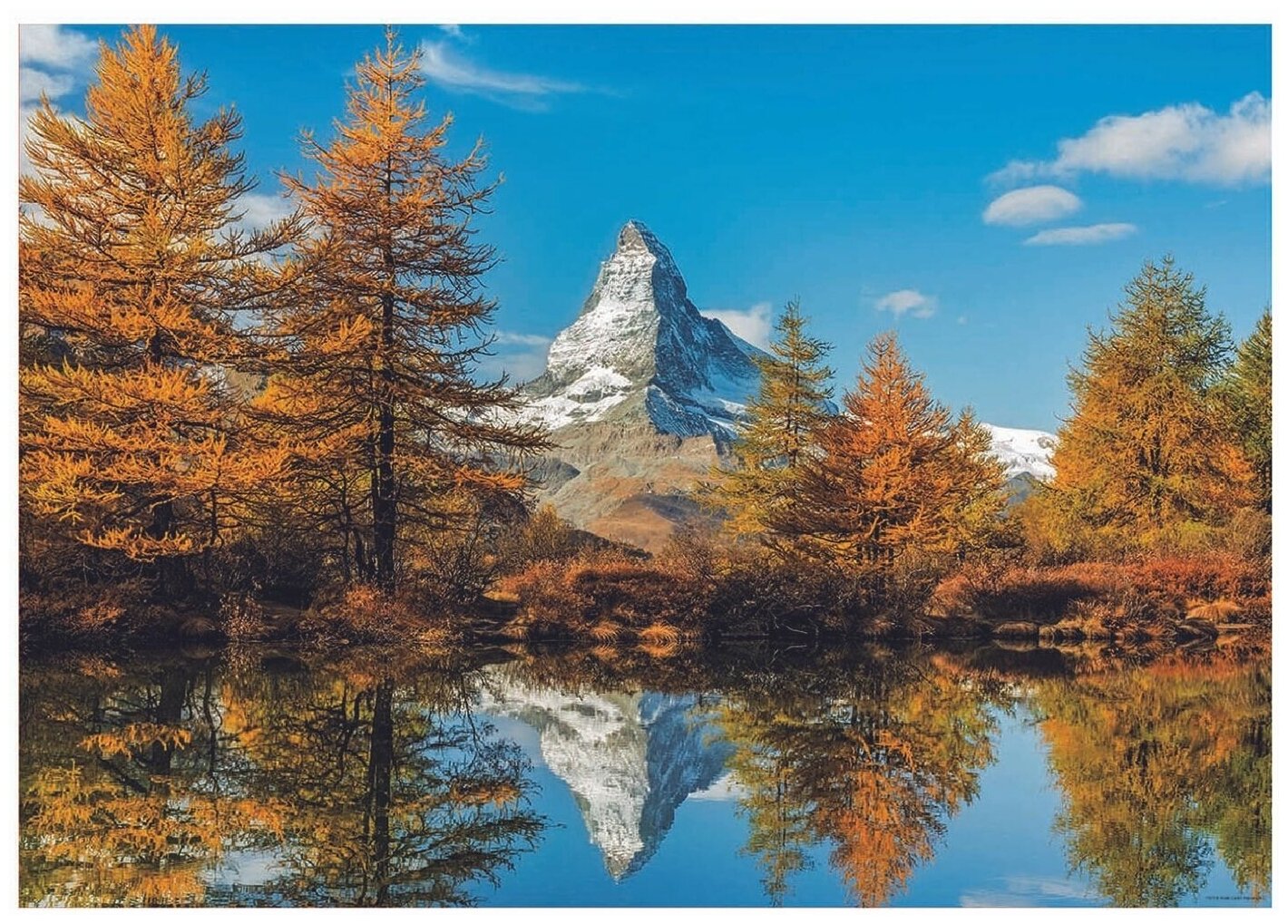 Пазл-1000 Гора Маттерхорн осенью (17973) - фото №2